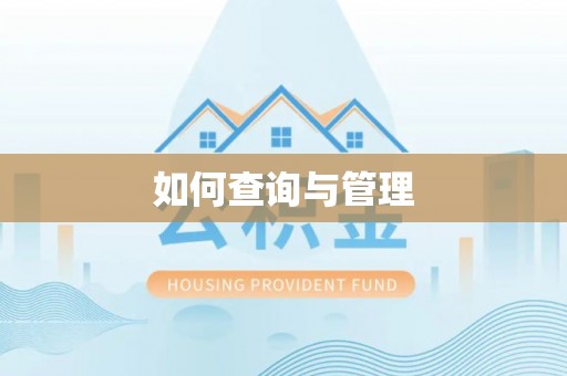 投资如何查询与管理