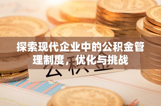 投资探索现代企业中的公积金管理制度，优化与挑战