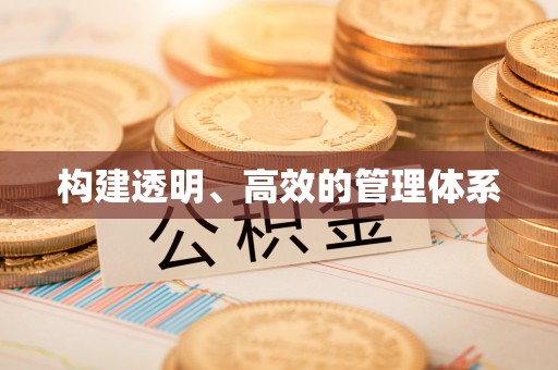 投资构建透明、高效的管理体系