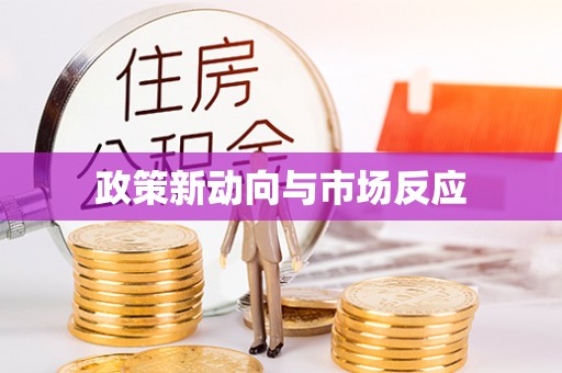 投资政策新动向与市场反应