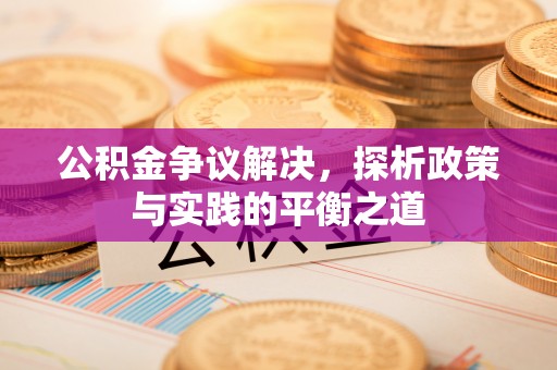 投资公积金争议解决，探析政策与实践的平衡之道