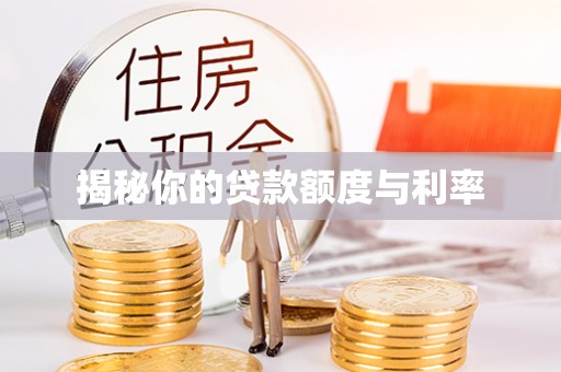 投资揭秘你的贷款额度与利率