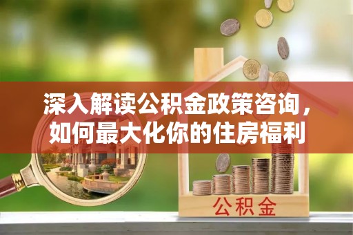 投资深入解读公积金政策咨询，如何最大化你的住房福利