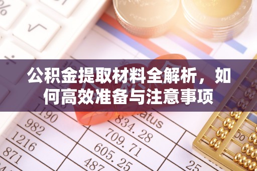 投资公积金提取材料全解析，如何高效准备与注意事项