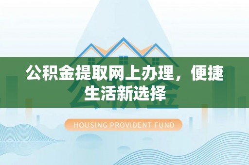 投资公积金提取网上办理，便捷生活新选择