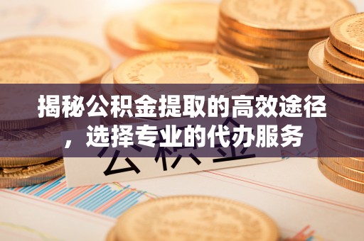 投资揭秘公积金提取的高效途径，选择专业的代办服务