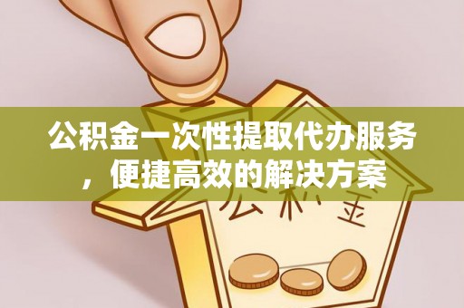 投资公积金一次性提取代办服务，便捷高效的解决方案
