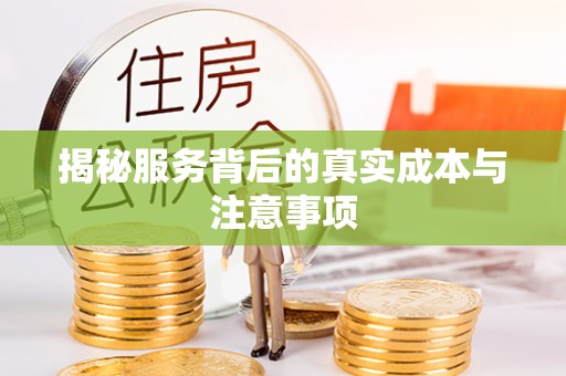 投资揭秘服务背后的真实成本与注意事项