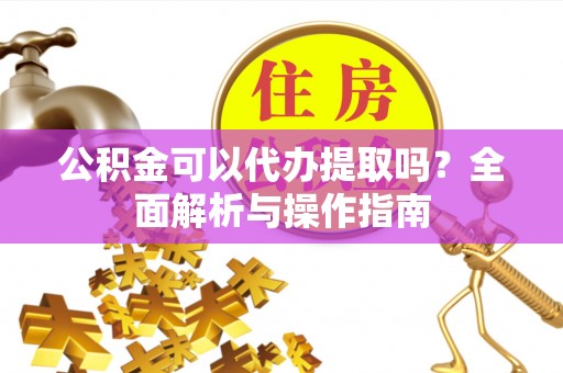 投资公积金可以代办提取吗？全面解析与操作指南