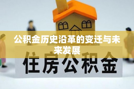 投资公积金历史沿革的变迁与未来发展