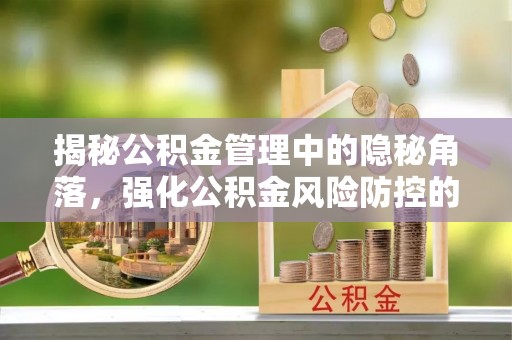 投资揭秘公积金管理中的隐秘角落，强化公积金风险防控的必要性与路径