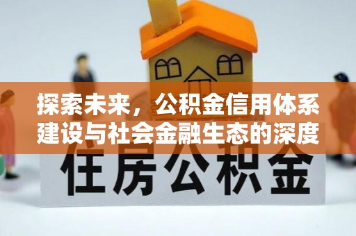 投资探索未来，公积金信用体系建设与社会金融生态的深度融合